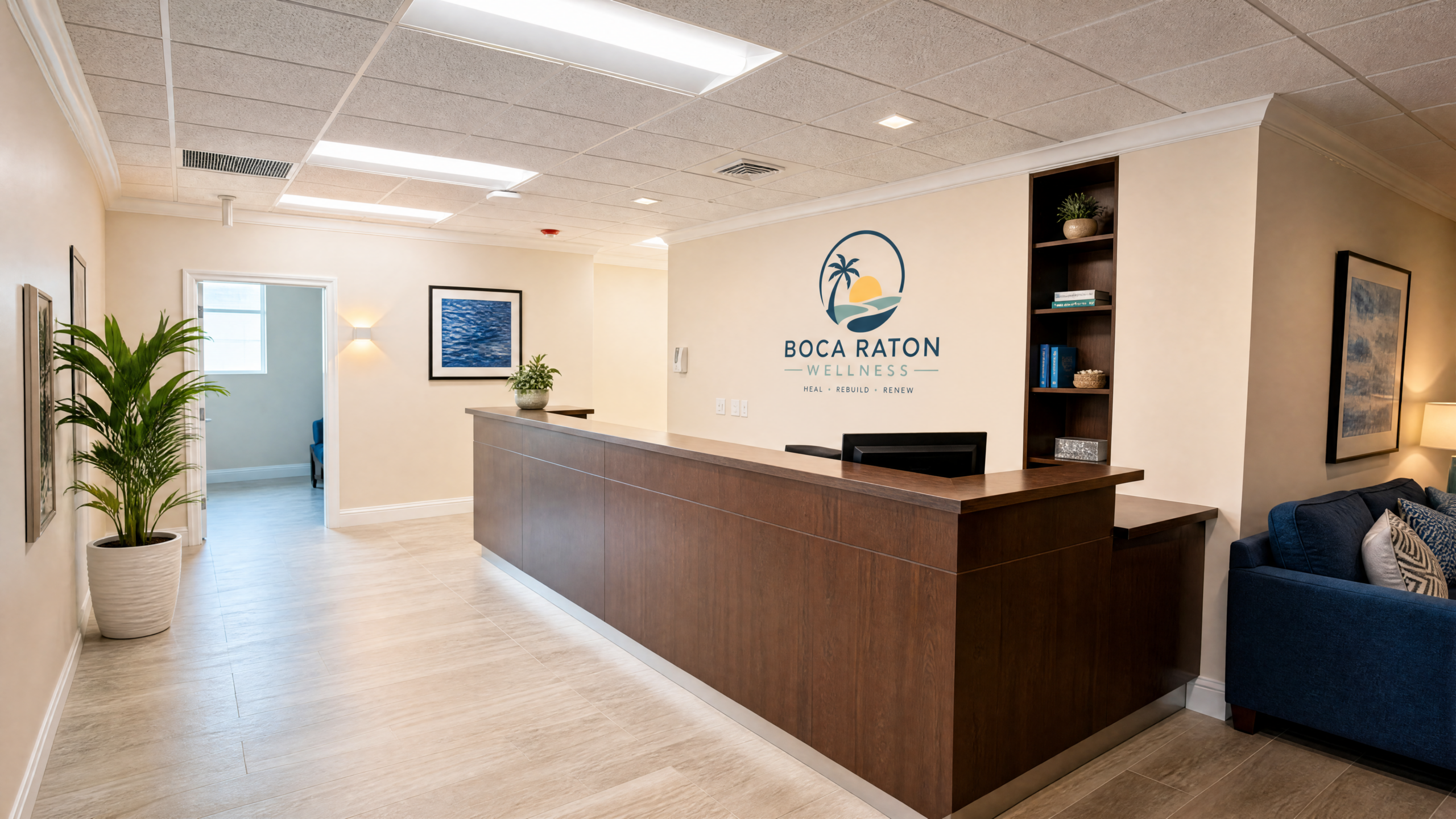 Reception at Boca Raton Wellness